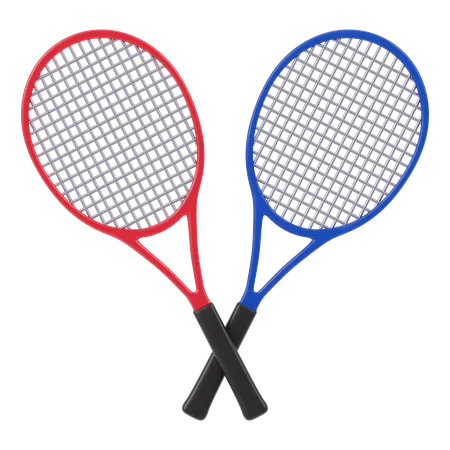 Tennis Rackets  3D Icon