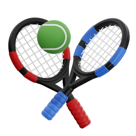 Tennis Rackets  3D Icon