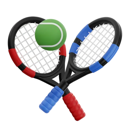 Tennis Rackets  3D Icon