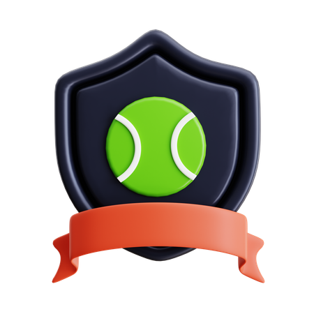 Tennis Shield  3D Icon