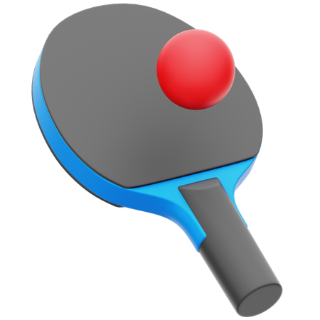 Tennis Table Racket  3D Icon