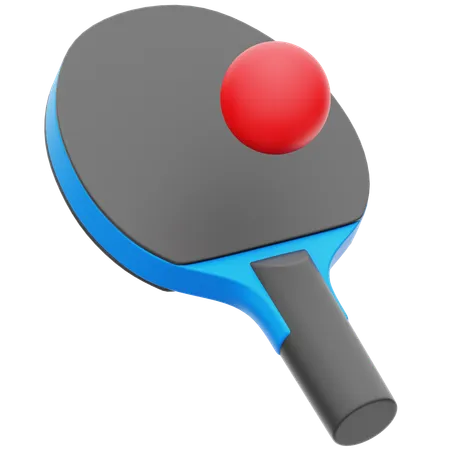 Tennis Table Racket  3D Icon