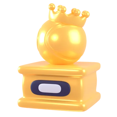 Tennis Trophy  3D Icon