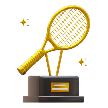 Tennis Trophy  3D Icon