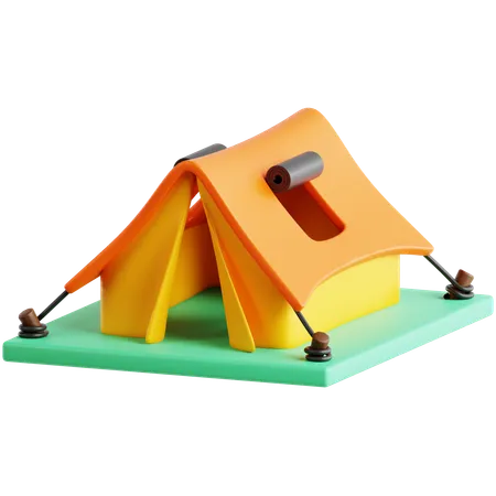 Camping Tent 3 D Icon 3D Icon