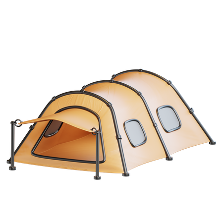텐트  3D Icon