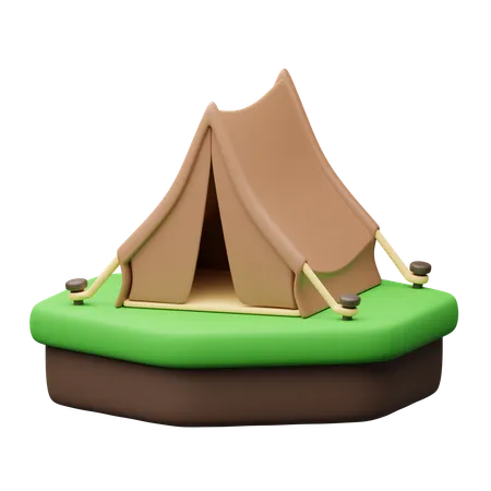 Tent  3D Icon