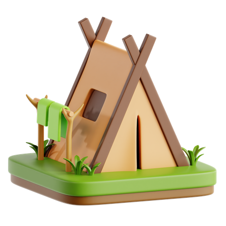 Tent  3D Icon