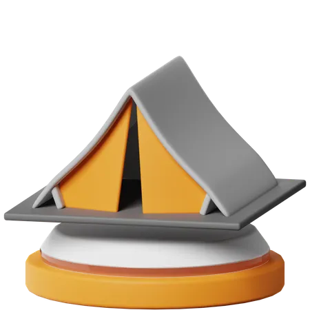 Tent Camping  3D Icon