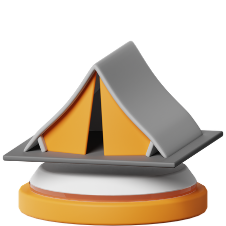 Tent Camping  3D Icon