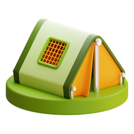 Tente  3D Icon