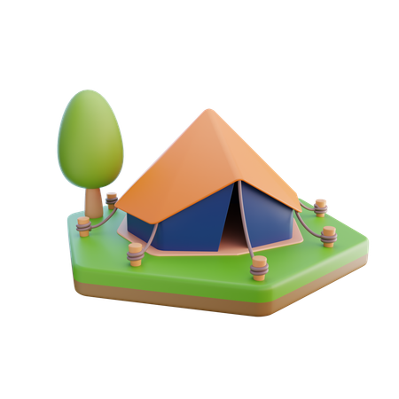 Tente  3D Icon