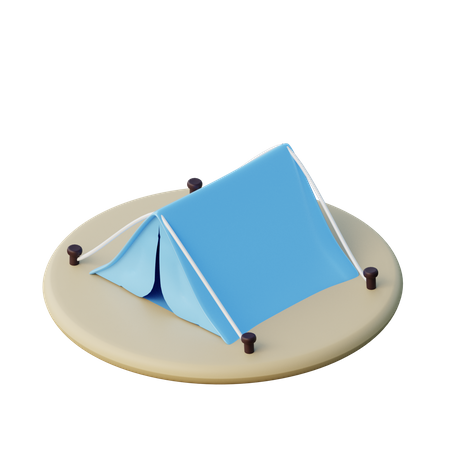 Tente  3D Icon