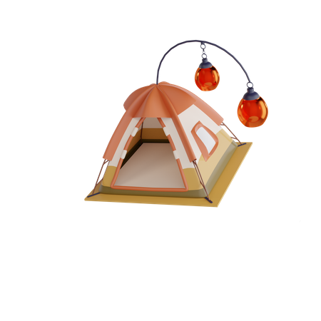 Tente  3D Icon