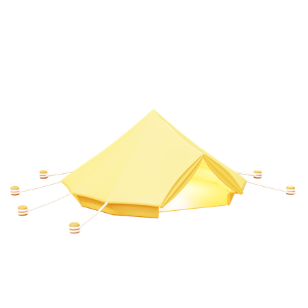 Tente de camping  3D Icon