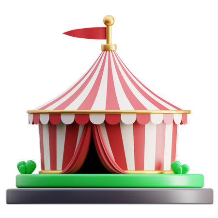 Tente de carnaval  3D Icon