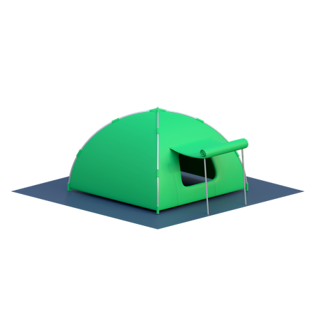 Tente moderne  3D Icon