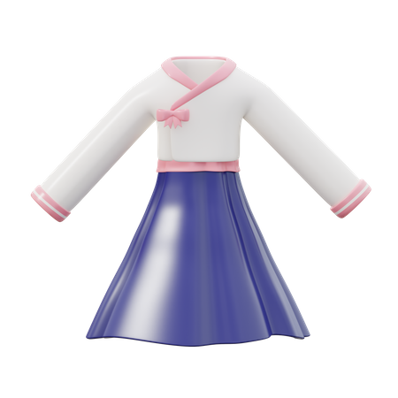 Tenue de hanbok  3D Icon