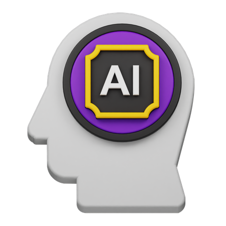 Ai cabeça  3D Icon