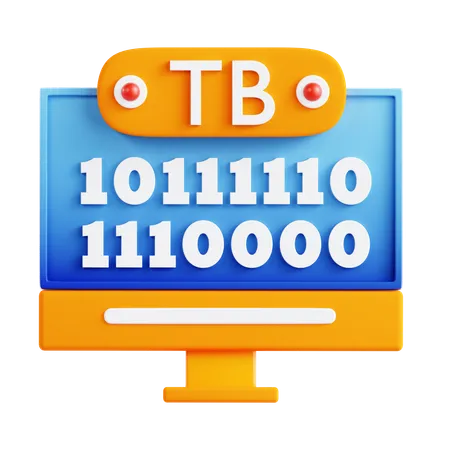 Terabyte  3D Icon