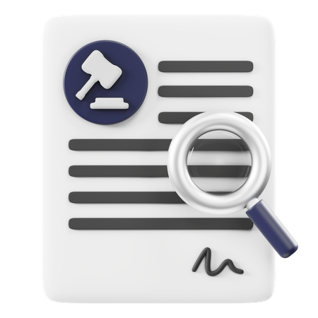 Termes et conditions  3D Icon
