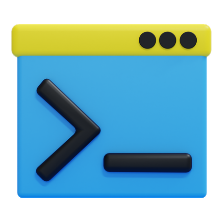 Terminal  3D Icon