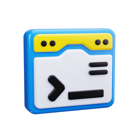 Terminal  3D Icon