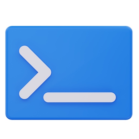 Terminal  3D Icon
