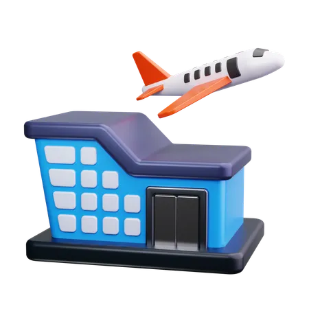 Terminal de aeropuerto  3D Icon