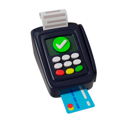 Terminal bancaire  3D Icon