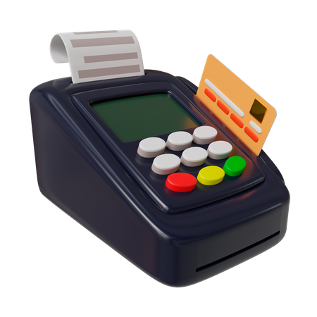 Terminal bancaria  3D Icon