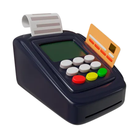 Terminal bancaria  3D Icon