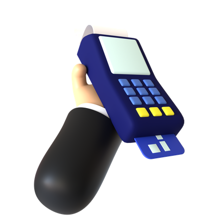 Terminal de carte  3D Icon