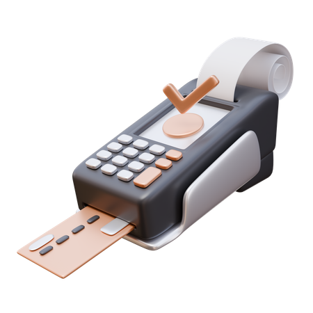 Terminal de pagamento  3D Icon