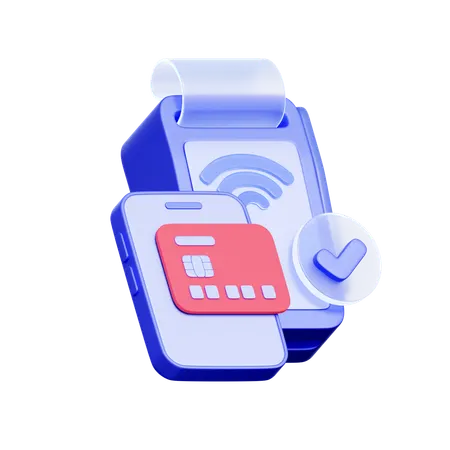 Terminal de pago sin contacto  3D Icon