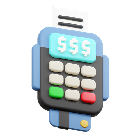 Terminal de paiement  3D Icon