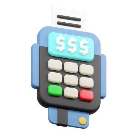 Terminal de paiement  3D Icon