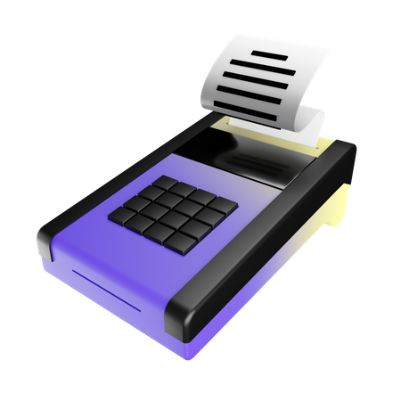 Terminal de paiement  3D Illustration