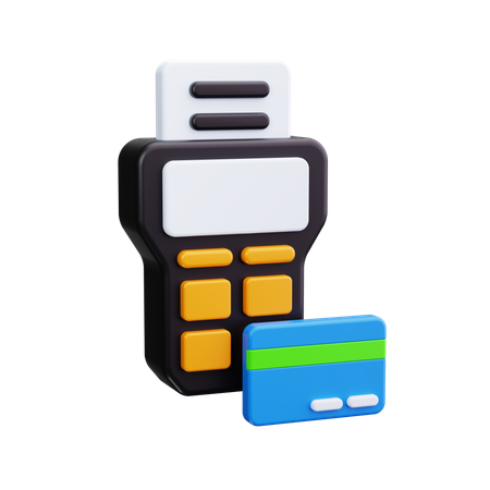 Terminal de point de vente  3D Icon