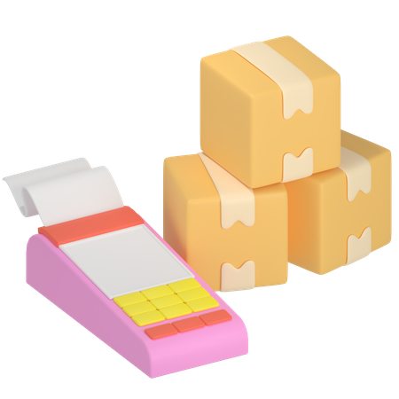 Terminal de point de vente  3D Icon