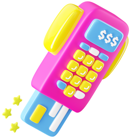 Terminal de point de vente  3D Icon