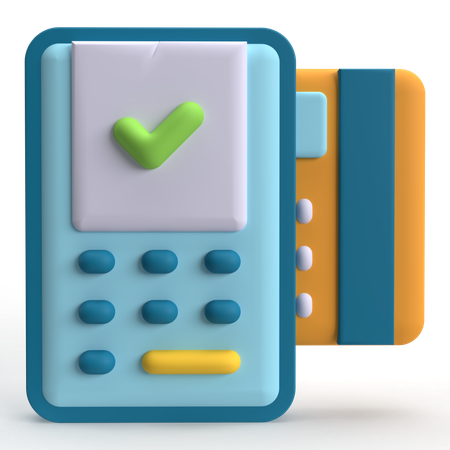 Terminal de point de vente  3D Icon