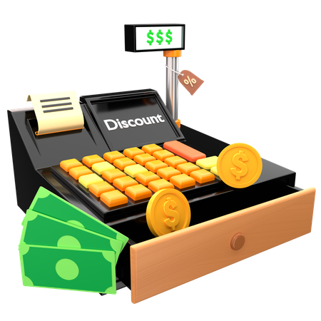 Terminal de point de vente  3D Icon