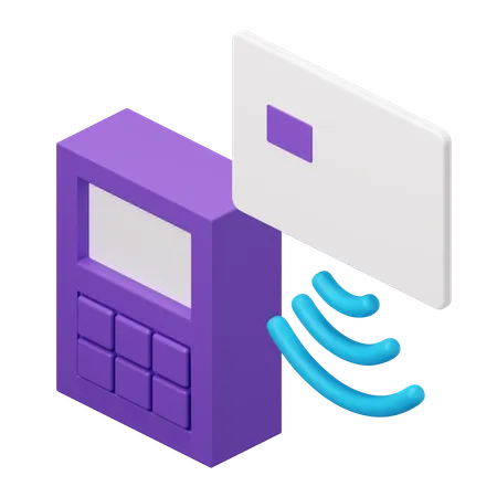 Terminal sans fil  3D Illustration