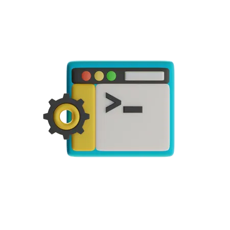 Terminal Settings Tab  3D Icon