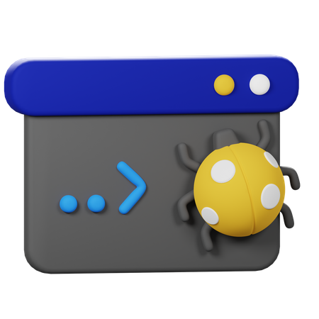 Terminal Virus  3D Icon
