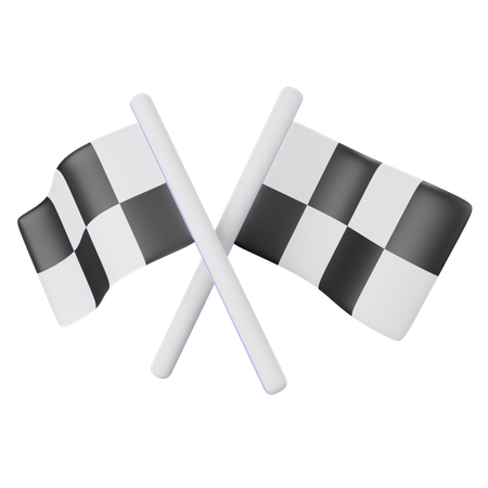 Terminer le drapeau  3D Icon