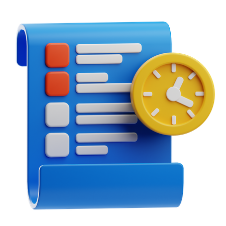 Prazo  3D Icon