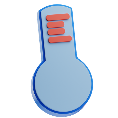 Termómetro  3D Icon