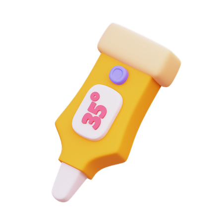Termômetro  3D Icon